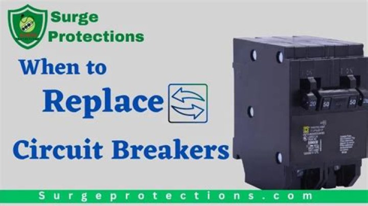 How often should circuit breakers be replaced?