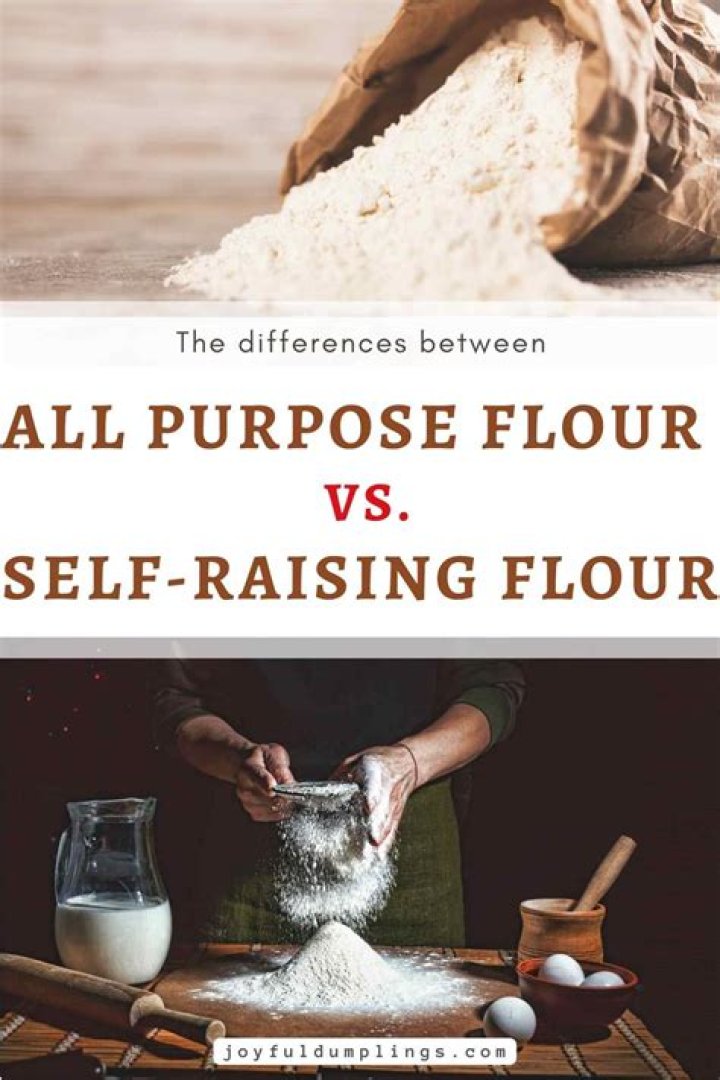 Is all-purpose flour self-raising flour?