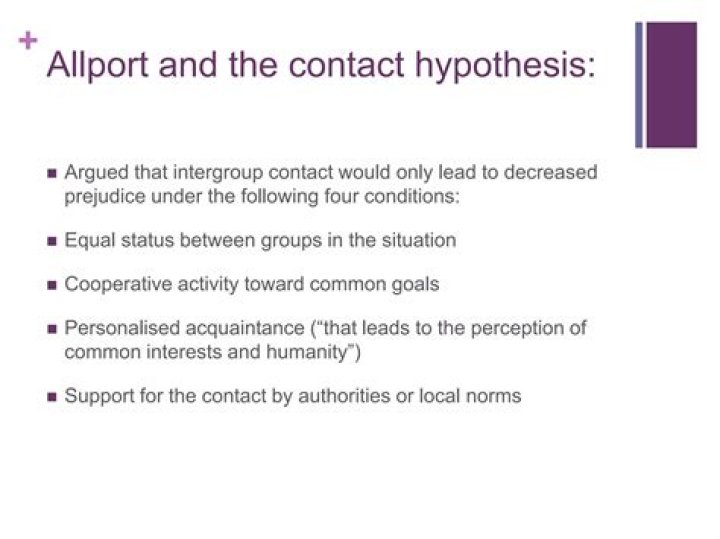 Is contact hypothesis a theory