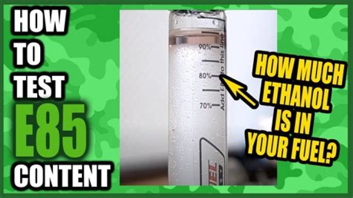 Is E85 15% ethanol?