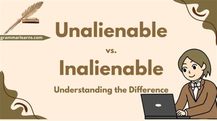 Is Inalienable the same as unalienable?