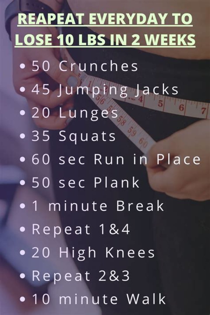 Is it realistic to lose 10 pounds in 2 weeks?