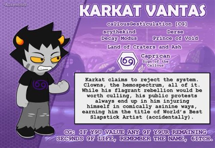 Is karkat a lime blood?