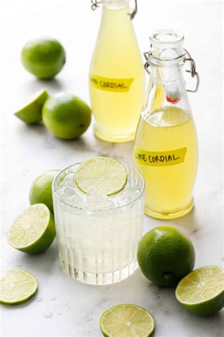 Is lime cordial the same as lime juice?