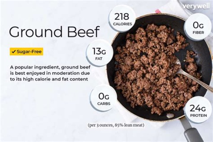 Is minced beef good for a diet?