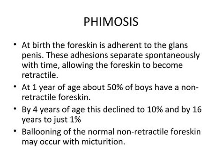 Is phimosis normal in adults?
