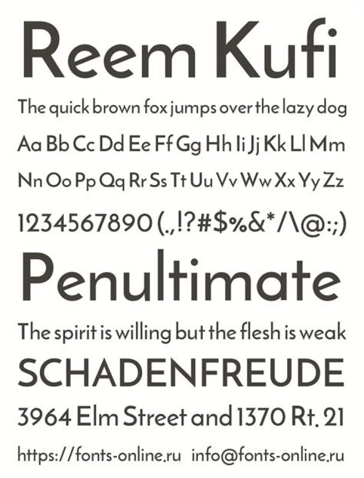 Is Reem Kufi font free?