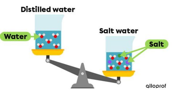 Is salt water more dense than water?
