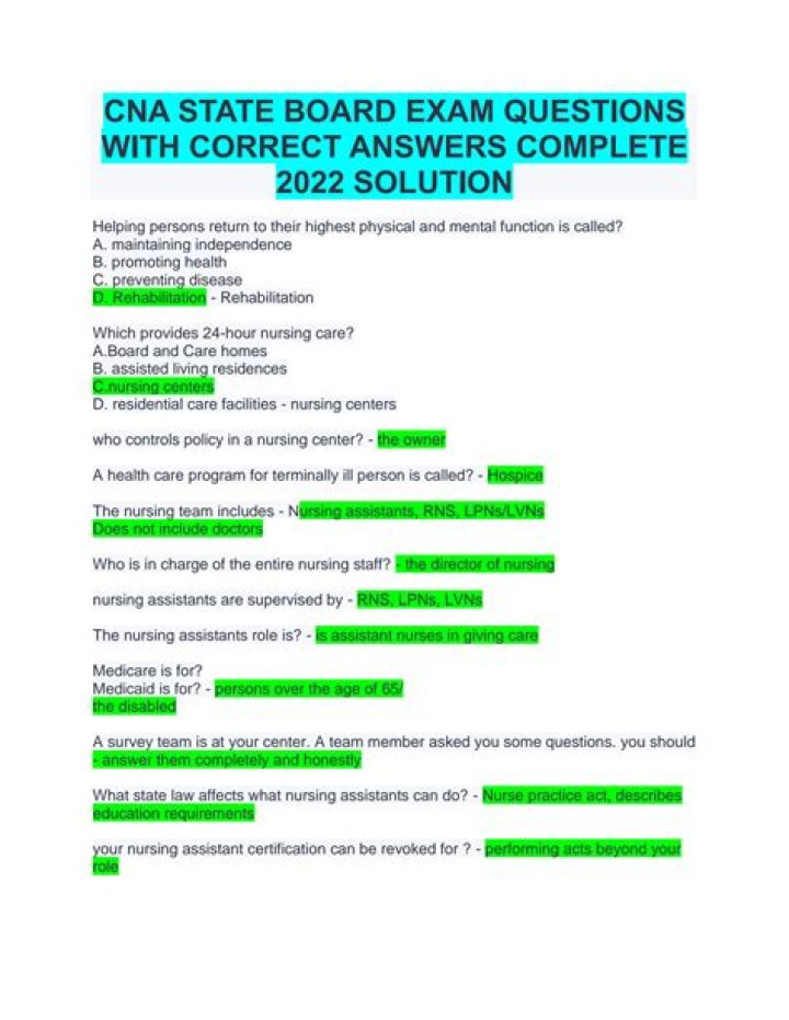Is the CNA state board test hard?