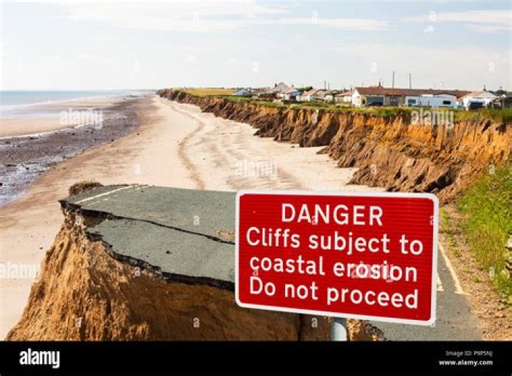 Is the Norfolk coastline under threat from erosion?