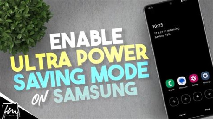 Is ultra power saving mode good?