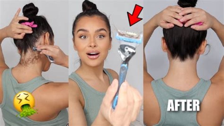 Should I shave the back of my neck female?