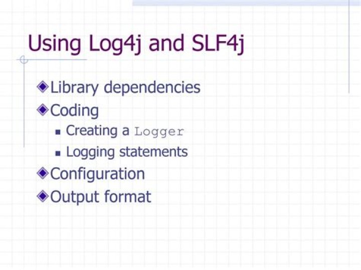 Should I use SLF4J or log4j?