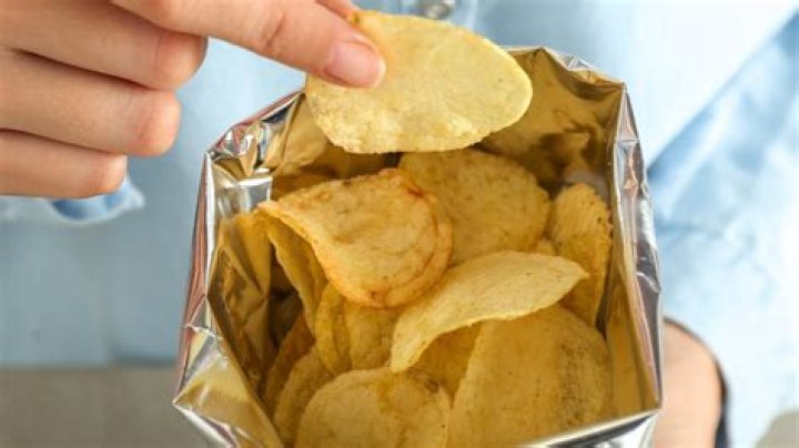Should you open a bag of chips upside down?