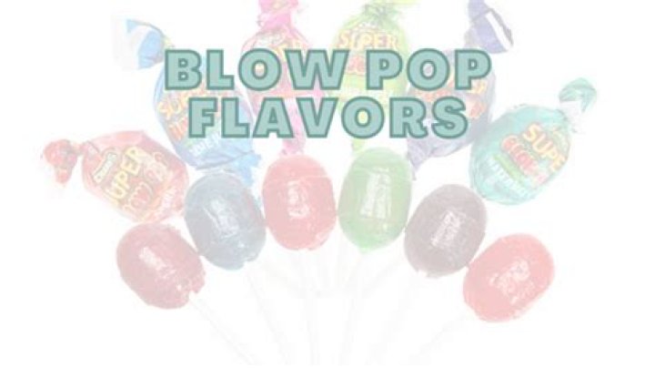 What are all the blow pop flavors?