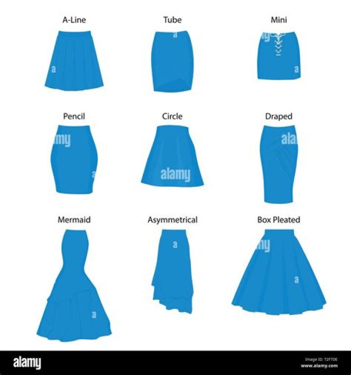 What are asymmetrical skirts?