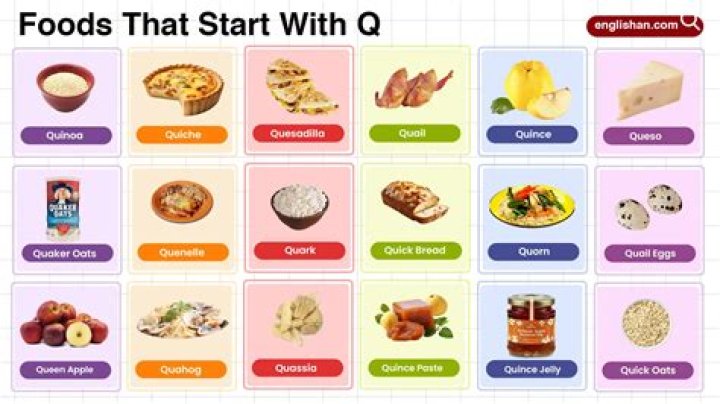 What are foods that start with Q?