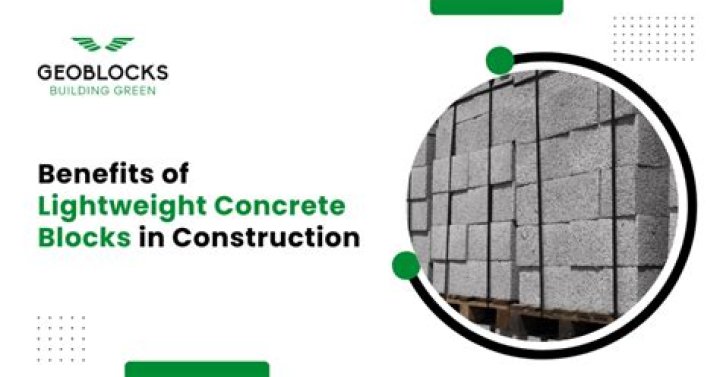 What are lightweight concrete blocks?