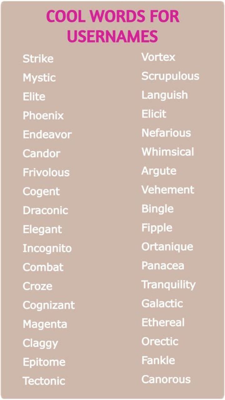 What are some edgy names