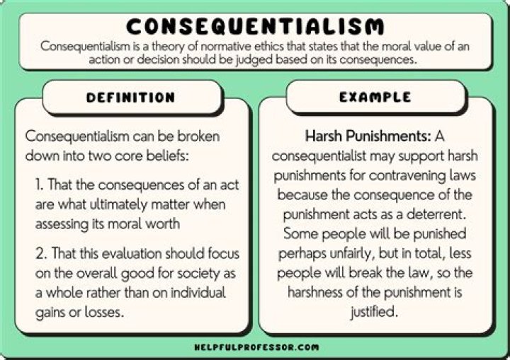What are some examples of consequentialism?