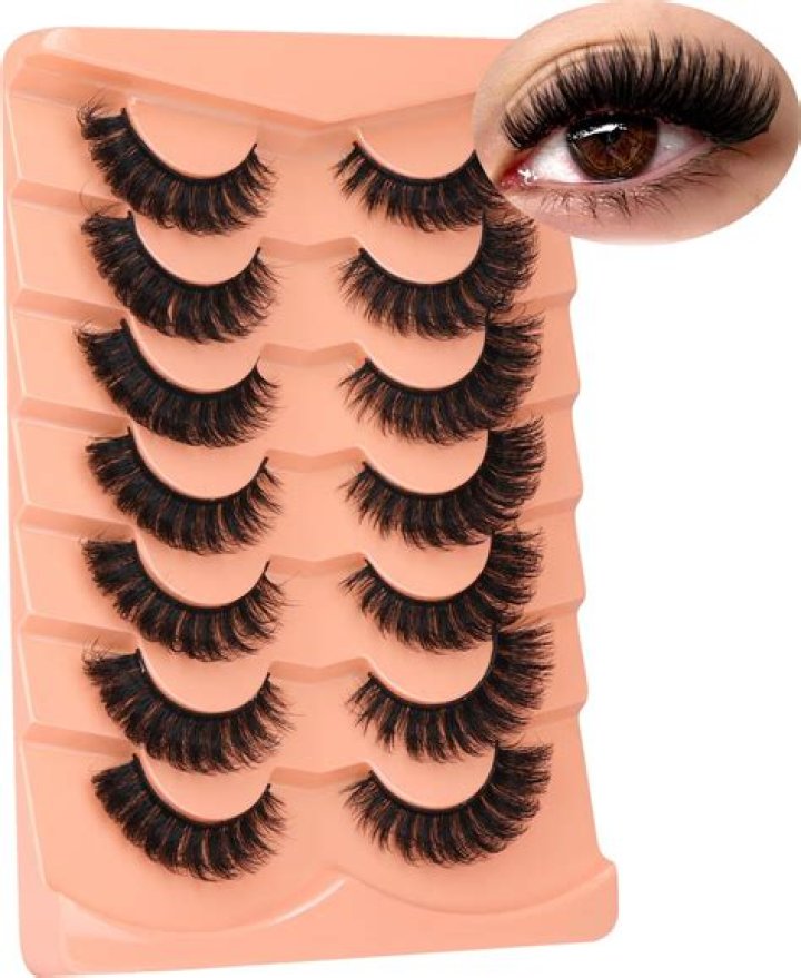 What are strip lashes made of