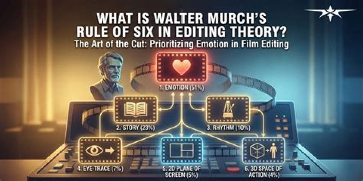 What are the 6 rules of editing according to Walter Murch?