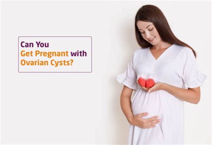 What are the chances of getting pregnant with ovarian cysts?