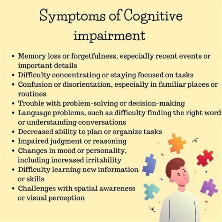 What are the cognitive impairments of autism?
