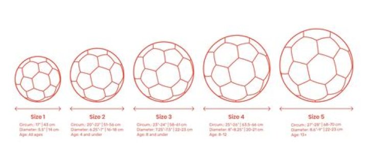 What are the different sizes of soccer balls?
