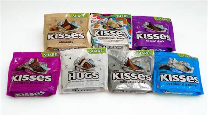 What are the different types of Hershey Kisses?