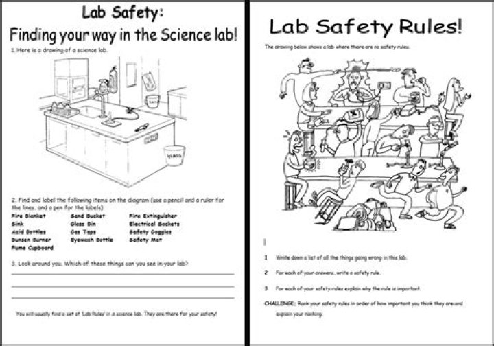 What are the hazards in a science lab