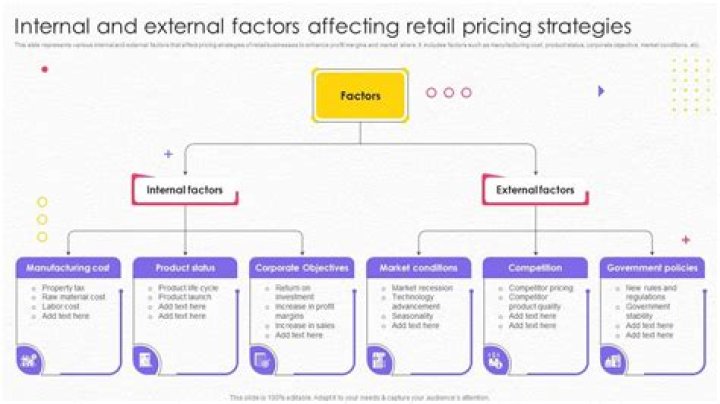 What are the internal and external factors affecting pricing decisions