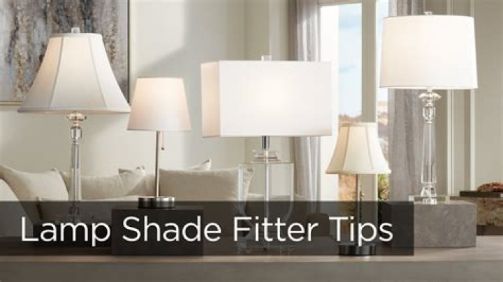 What are the parts of a lamp shade called?