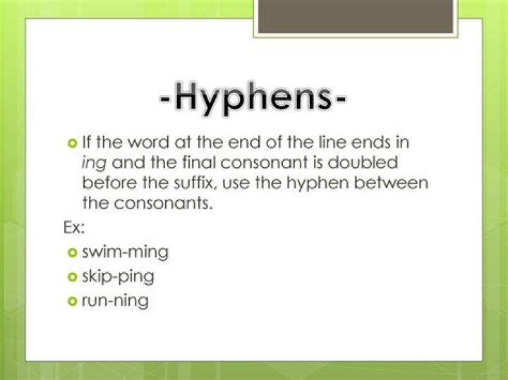 What are the rules for hyphenating words?