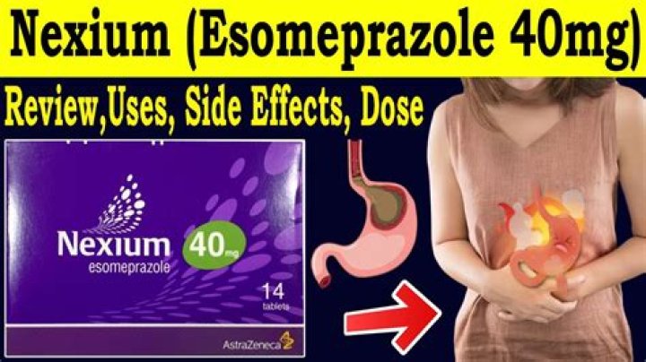 What are the side effects of esomeprazole 40 mg