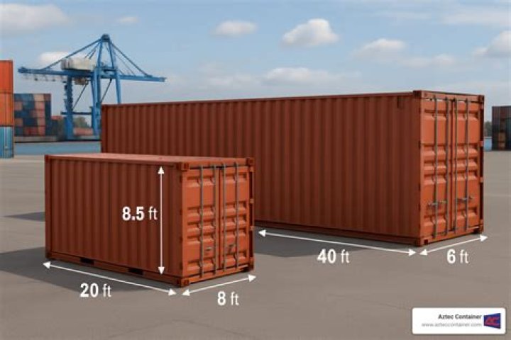 What are the standard sizes of containers?