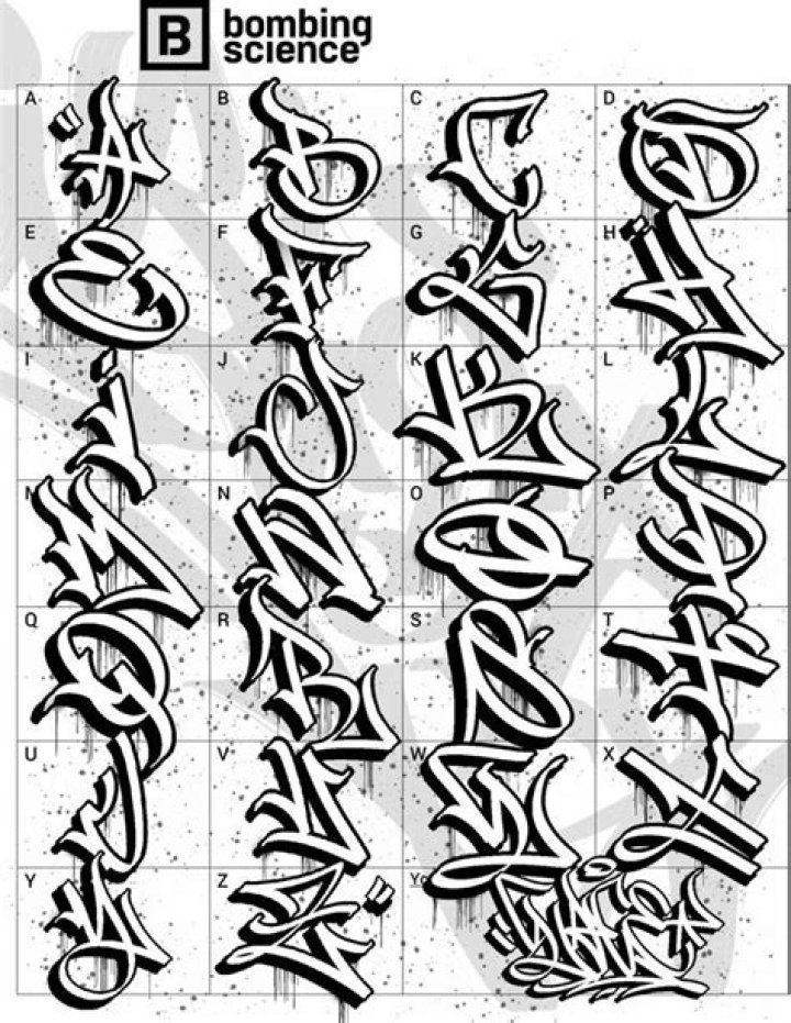 What are the three styles of graffiti lettering?