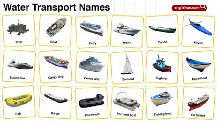 What are the water transport vehicles?