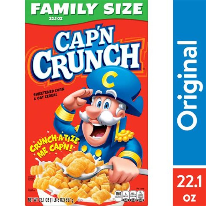 What are the yellow squares in Captain Crunch?