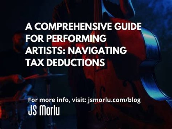 What can performing artists claim on tax?