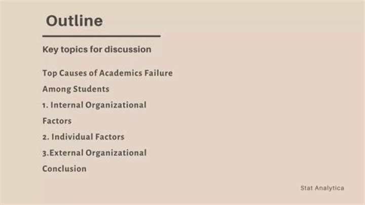 What causes academic decline?