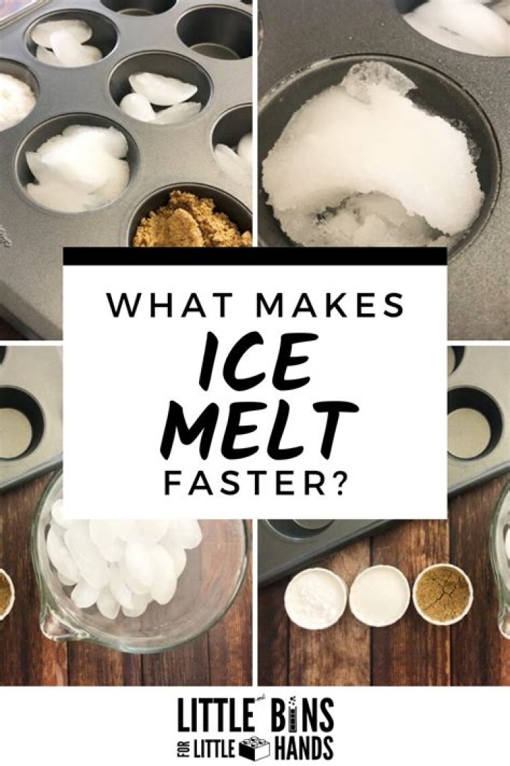 What color melts the fastest?