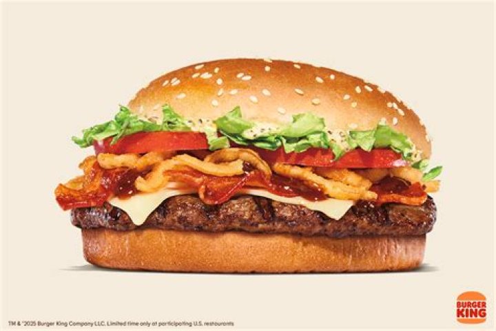 What comes on a Burger King double cheese?