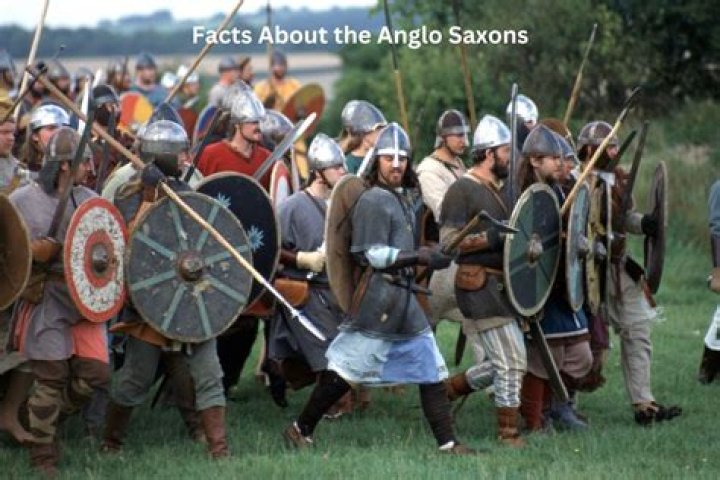What did the Anglo Saxons live in