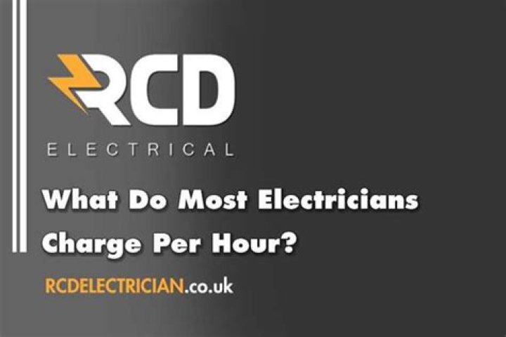 What do most electricians charge per hour?