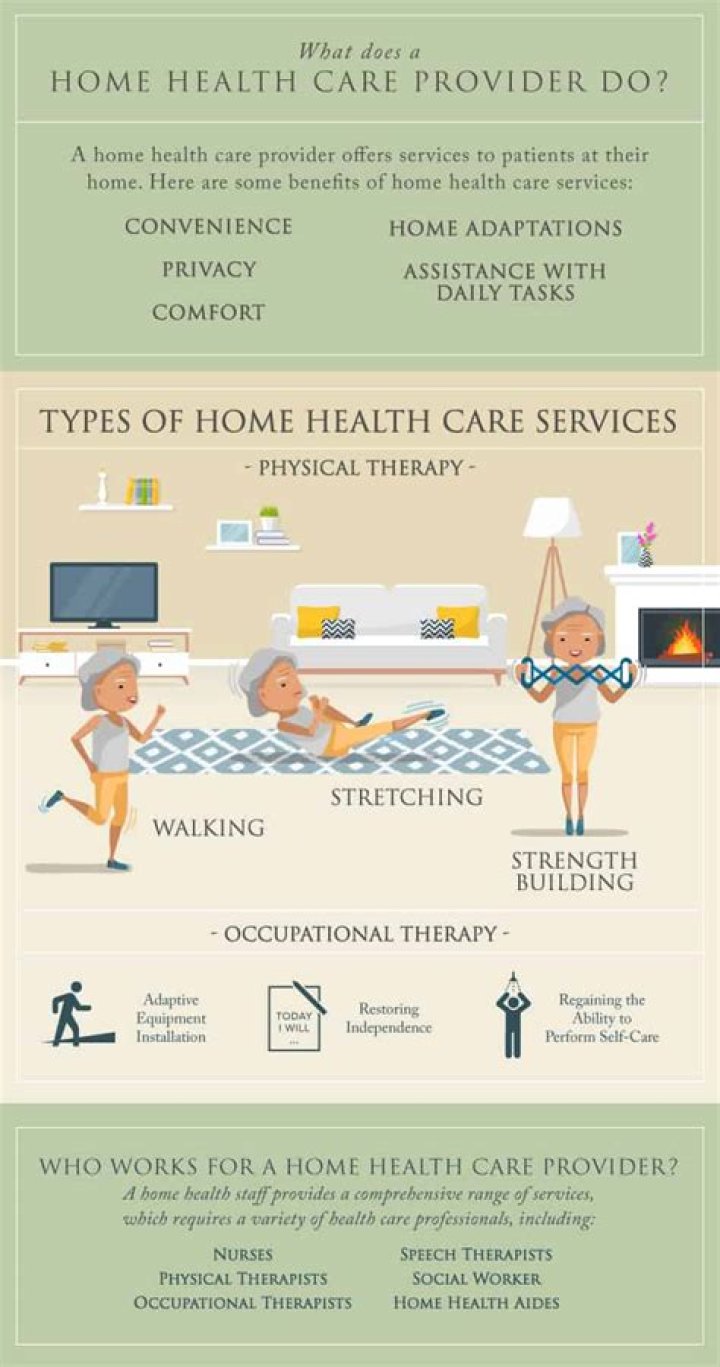What does a home health care provider do