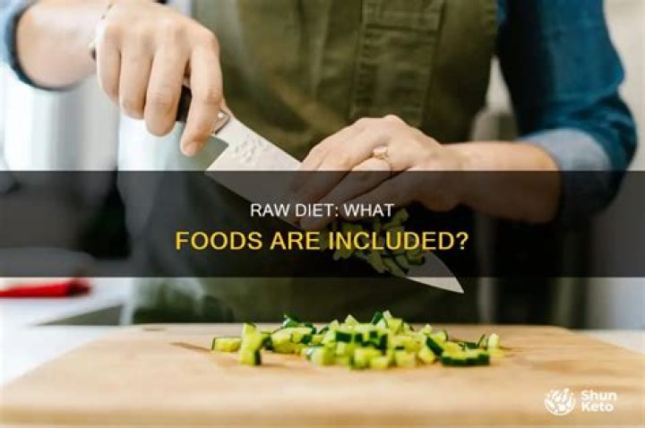 What does a raw diet consist of