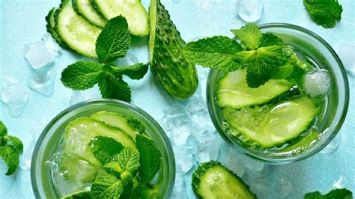 What does cucumber and mint water do for you?