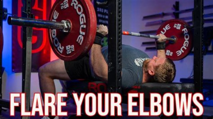 What does flaring your elbows mean?