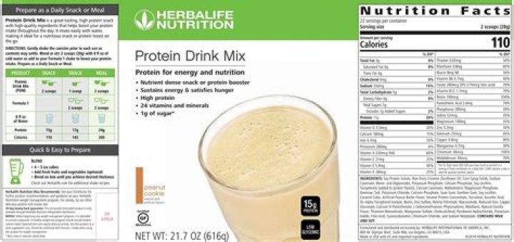 What does Herbalife protein shake do?